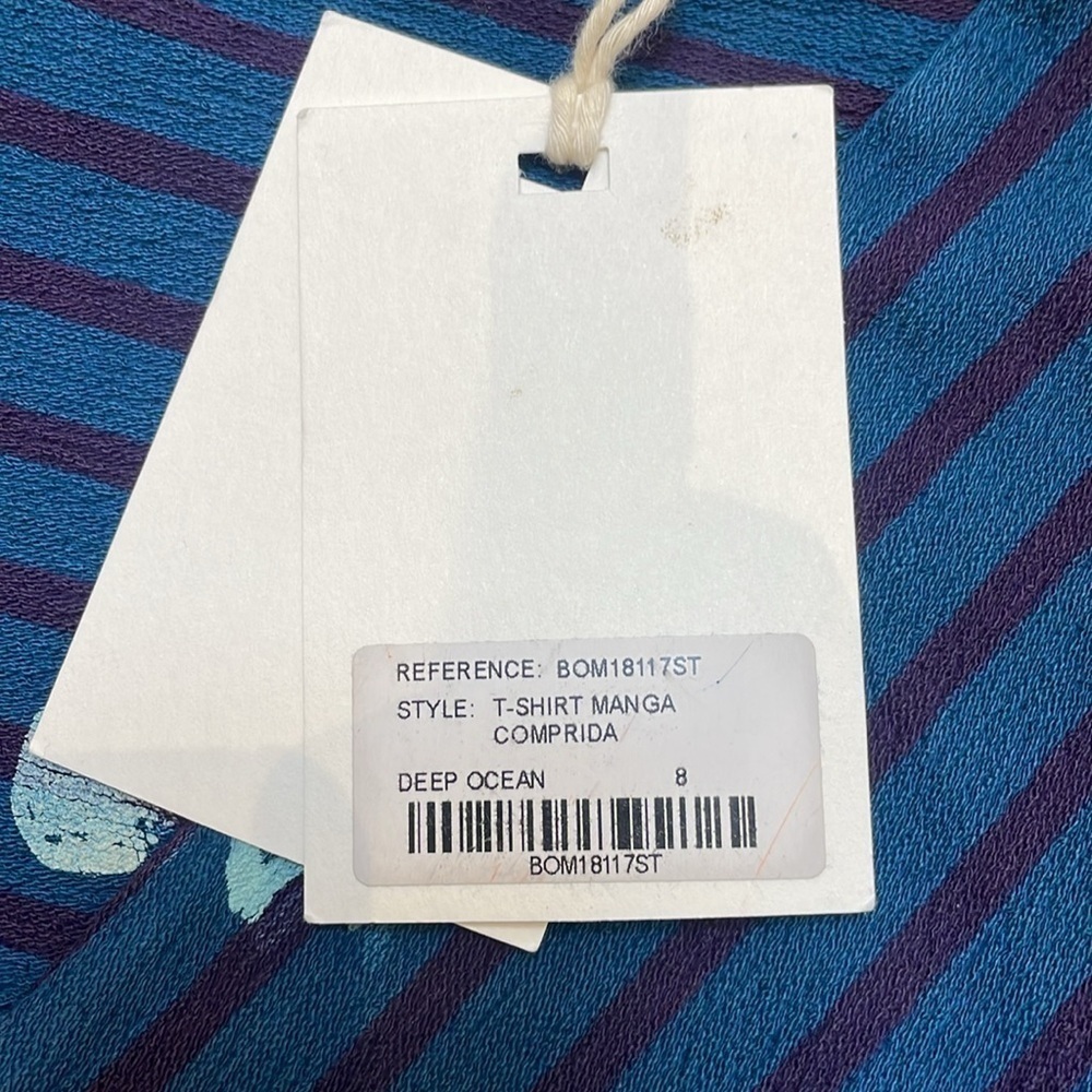 Barn of monkeys NWT REFLECTION LONG SLEEVE striped sweater pullover kids size 8 - Picture 10 of 12